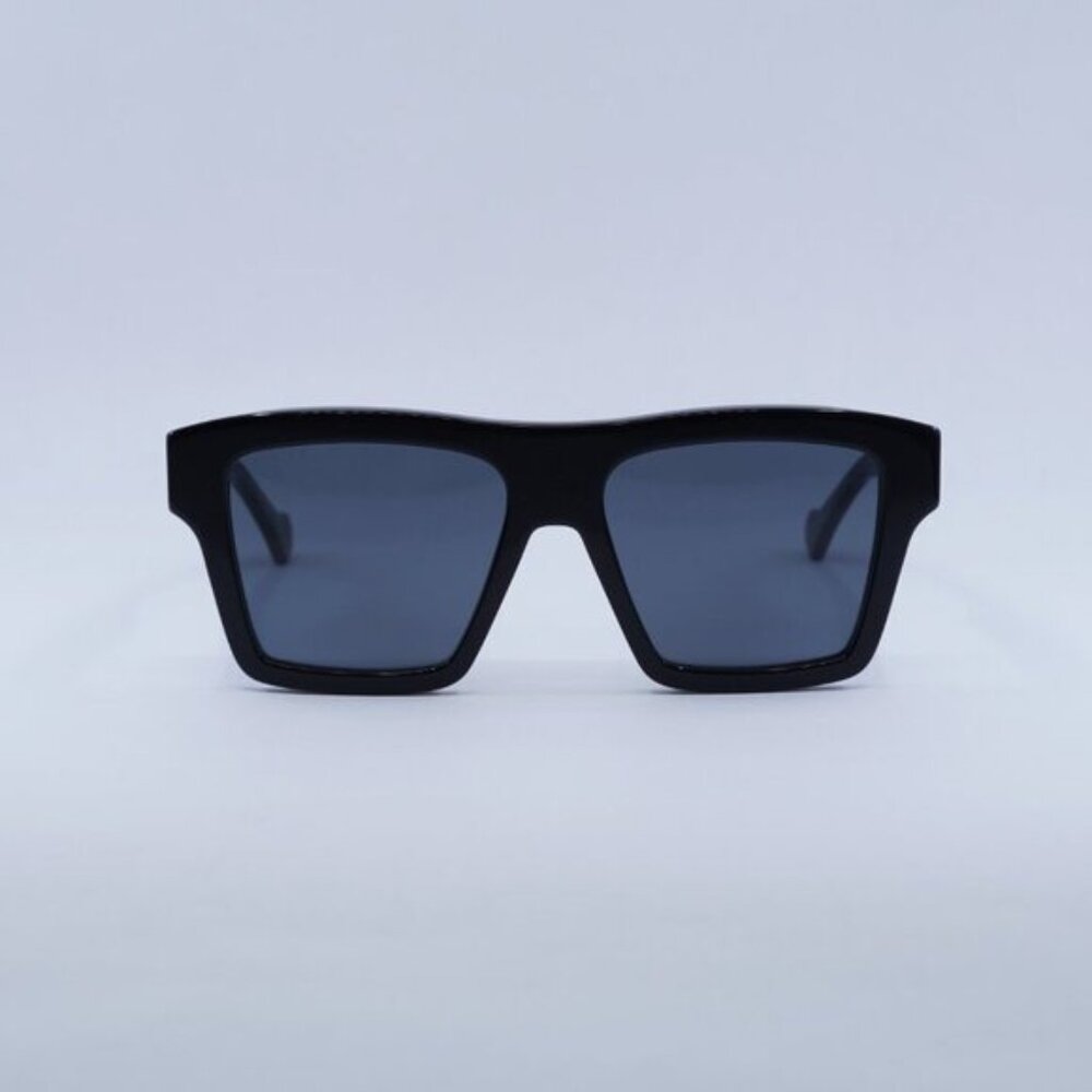 Gucci GG0962S 005 Sunglasses Black Square Frame, Grey Lenses - Picture 2 of 11